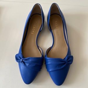 Blue Talbots flats